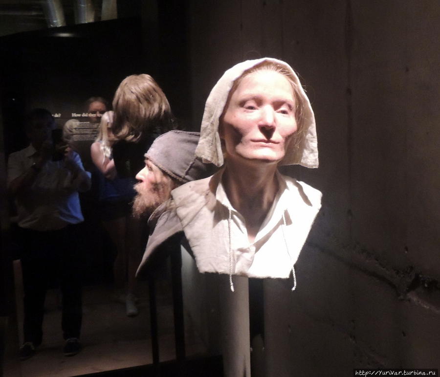 Восстановленный по черепу облик погибшей на корабле женщины Стокгольм, Швеция