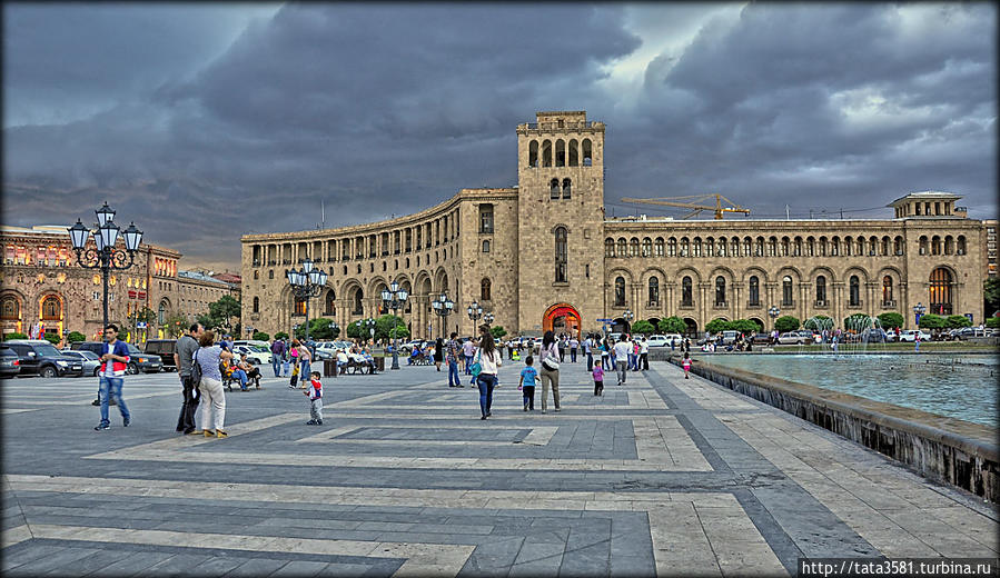 Площадь Республики в Ереване Ереван, Армения