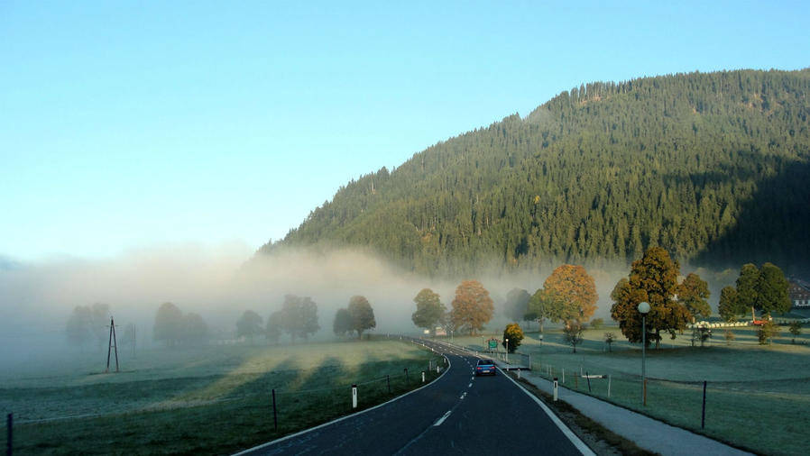 Одно доброе утро на Sudenweghutte Рамзау-ам-Дахштайн, Австрия