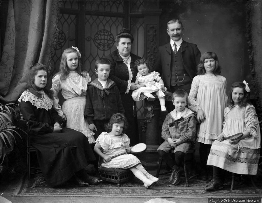 Семья Мэлони Ньютаун, Уотерфорд. 1906 год. Ирландия