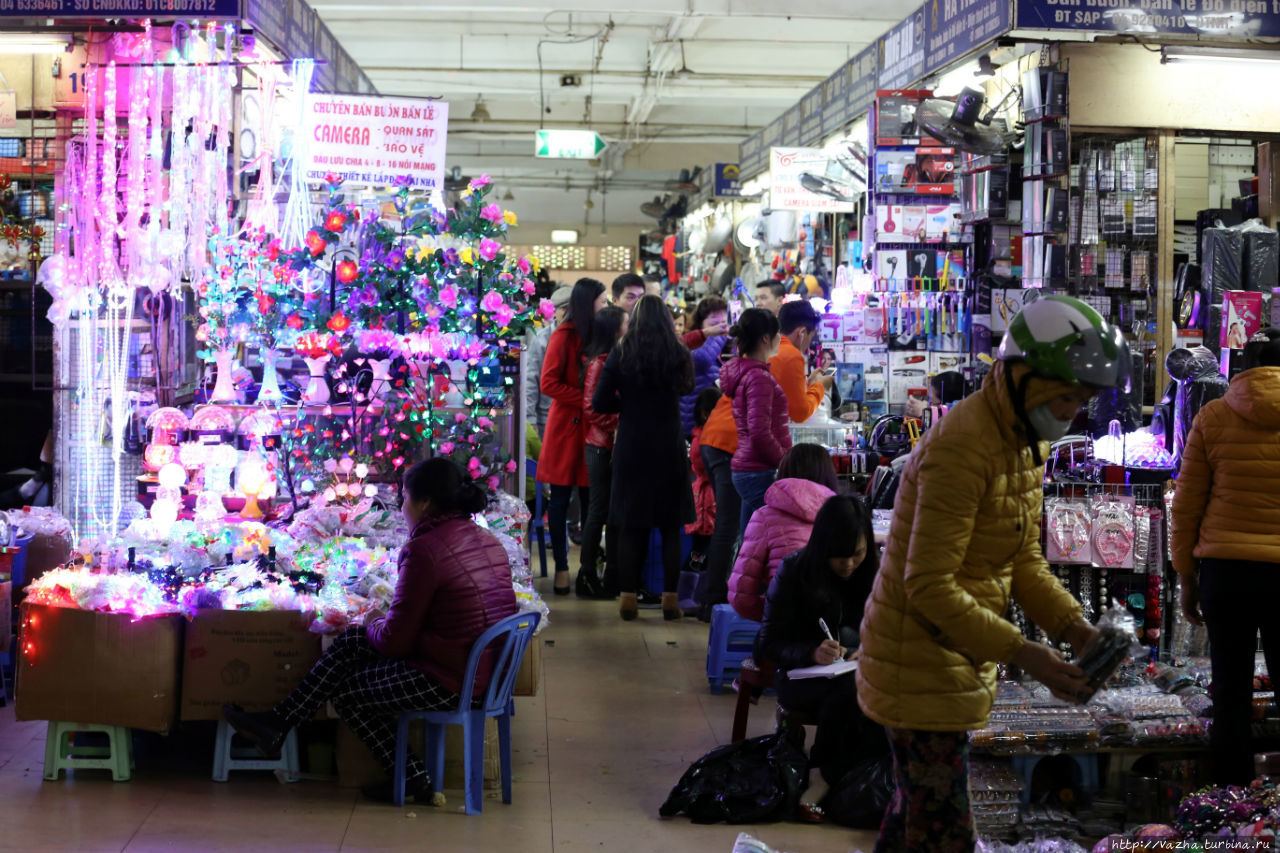 Рынок Ханоя Ханой, Вьетнам
