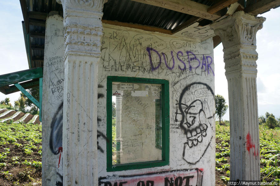 Что — то   вроде  бывшего   небольшого   храма —  народное   творчество   неистребимо! Букиттинги, Индонезия