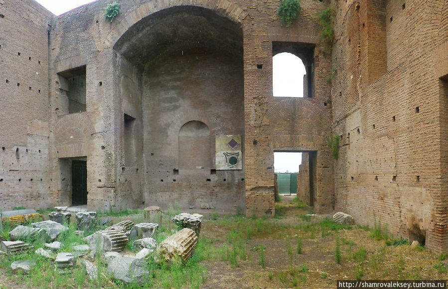 Древнеримские руины Палатина Рим, Италия