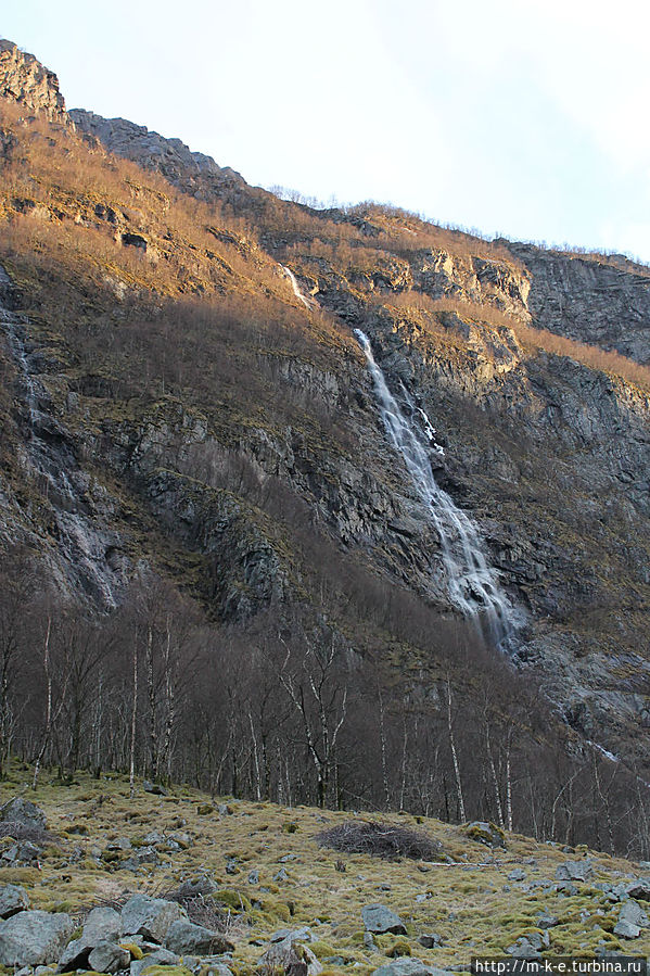 Водопад Монафоссен. Первый водопад, как первая любовь Фрафьорд, Норвегия
