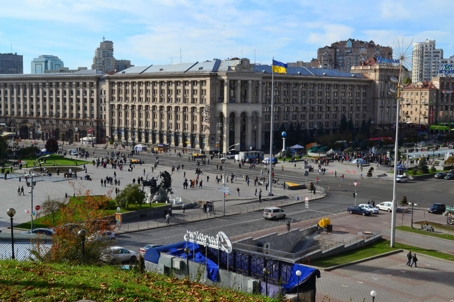 Атмосферные задворки Крещатика Киев, Украина