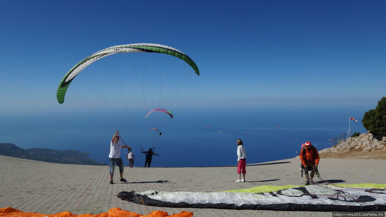 Подготовка. Главное, перед прыжком — не забыть парашют! ;)) Олюдениз, Турция