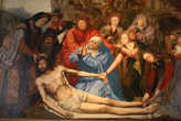 Собор Антверпенской Богоматери. Квентин Массейс триптих Снятие с креста
