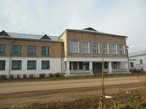 Новое здание Кировской  школы, по  улице  Чернышевского.,  бывшей  Буйской.