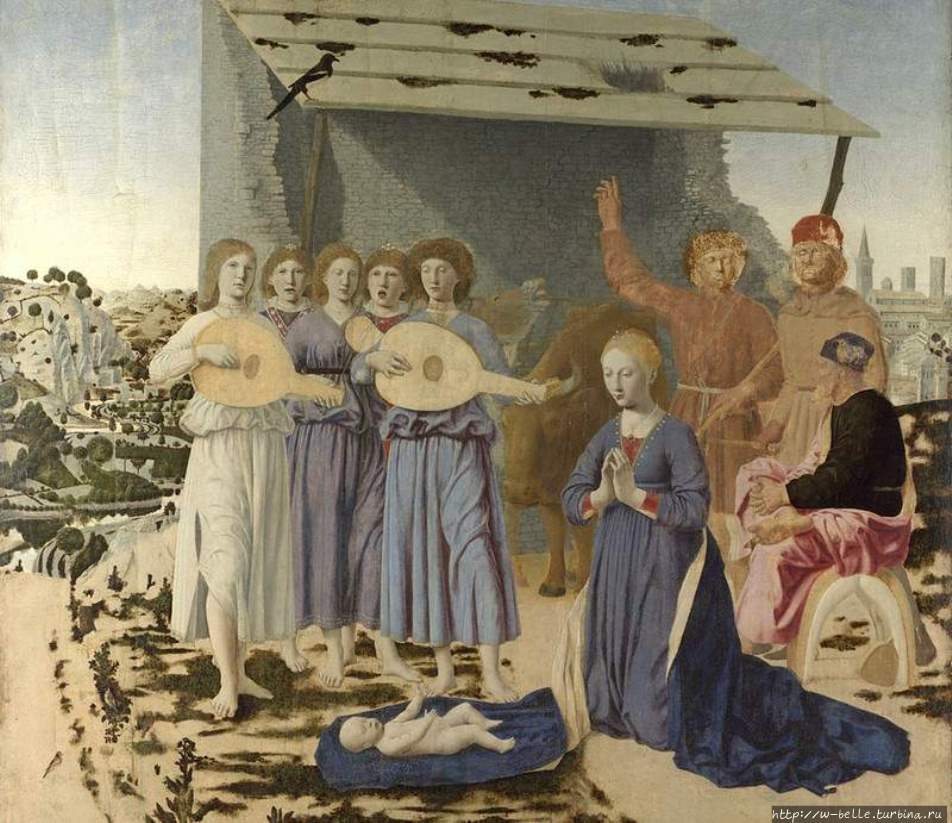Рождество, 1470-1475гг, Лондонская Национальная галерея. Сансеполькро, Италия