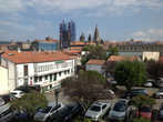 Вид на город Сантьяго де Компостела.