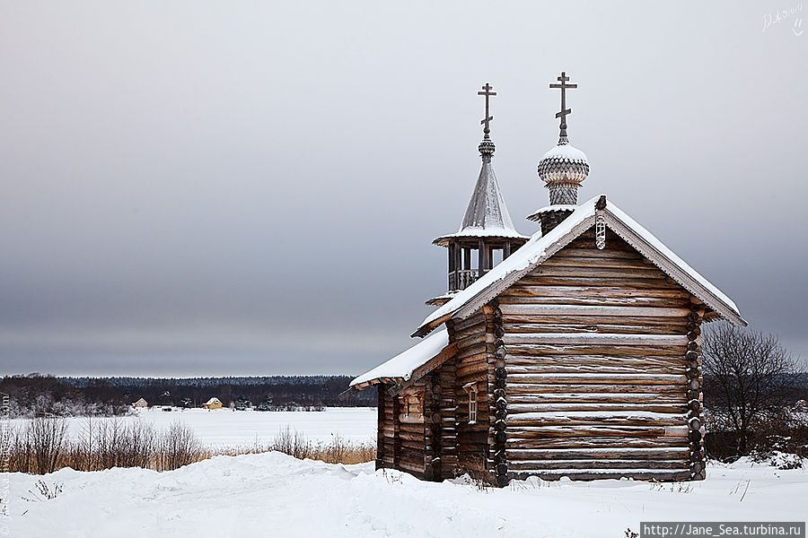 Часовня Успения Богородицы, деревня Васильево Кижи, Россия