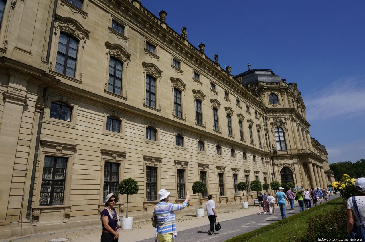 дворец Вюрцбургская резиденция Вюрцбург, Германия дворец Вюрцбургская резиденция Вюрцбург, Германия