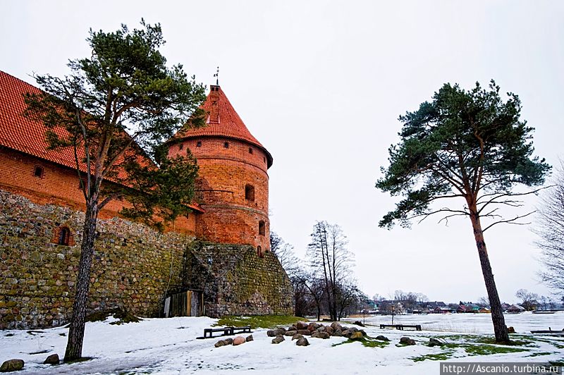 Прогулка по зимнему Тракаю Тракай, Литва