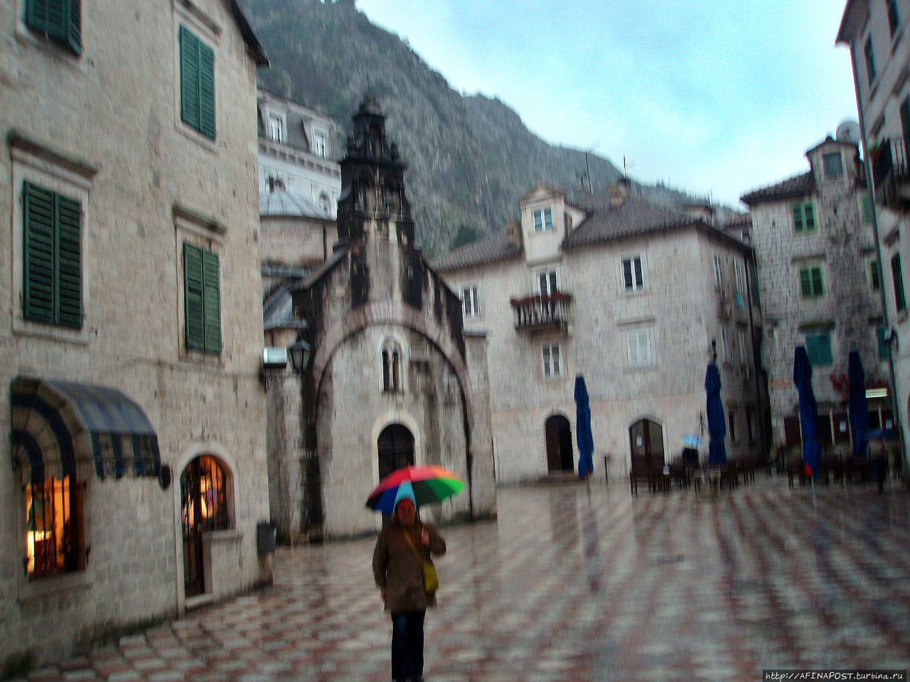 Котор. Прогулка под дождём Котор, Черногория