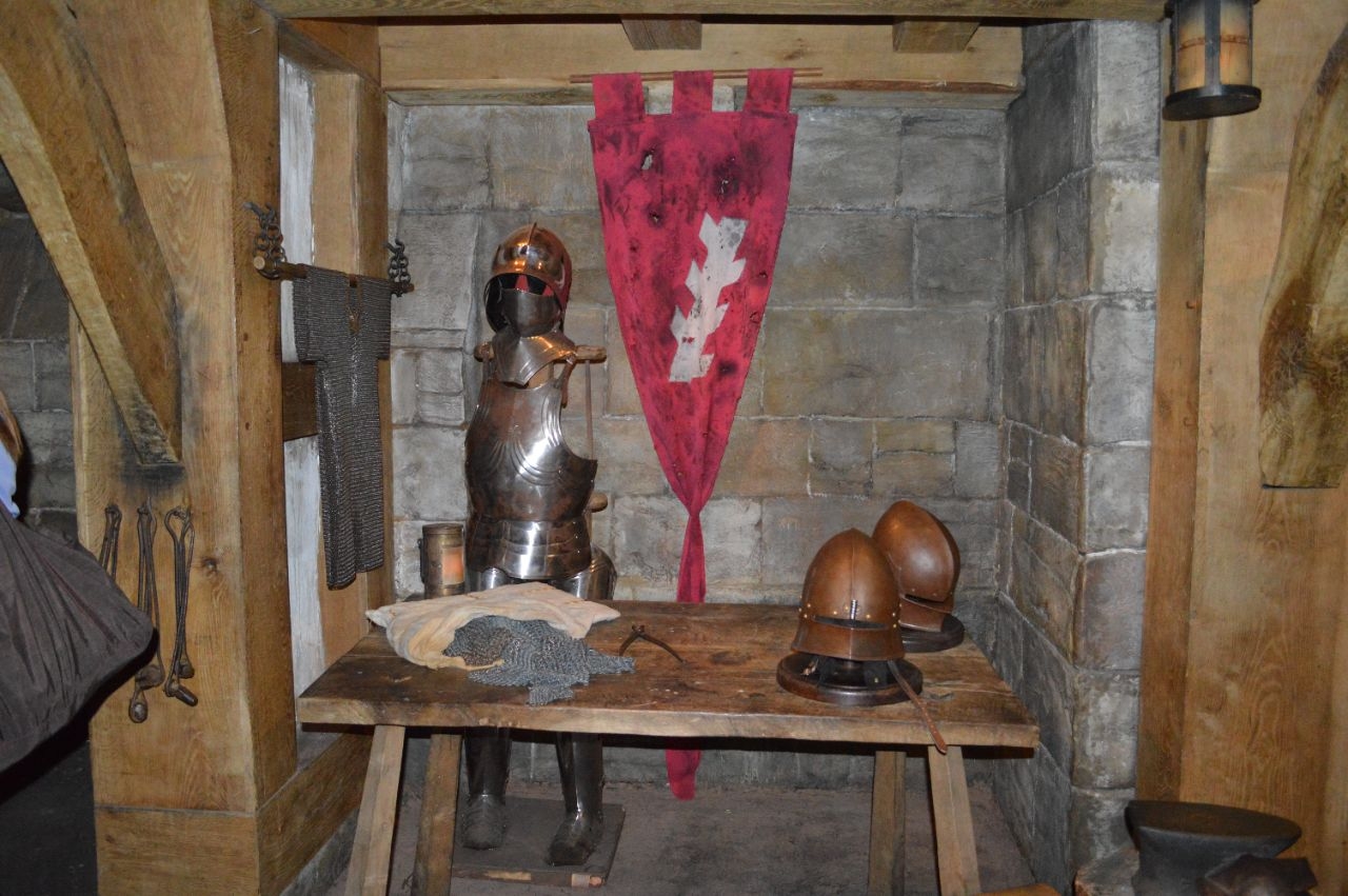 Мир средневековья в Уорикском замке. Уорик, Великобритания