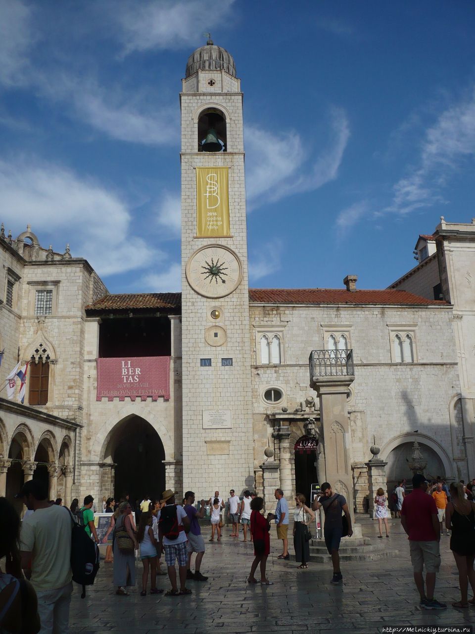 Городская колокольня Дубровник, Хорватия