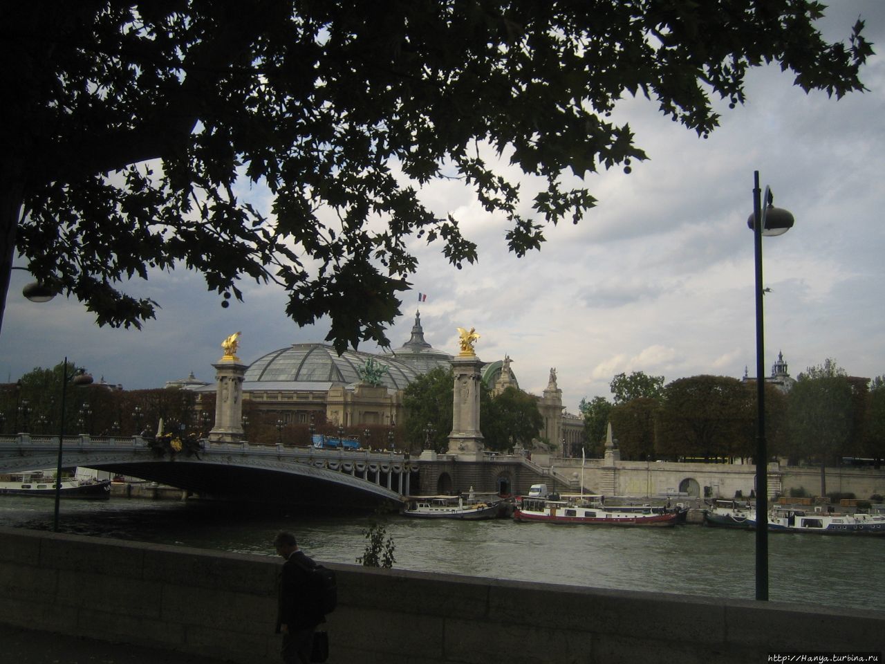 Мост Александра III через Сену Париж, Франция
