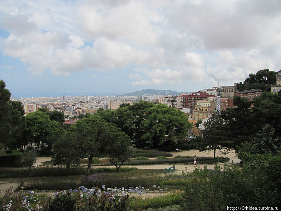 Парк Гуэля, очаровательное творение Гауди Барселона, Испания