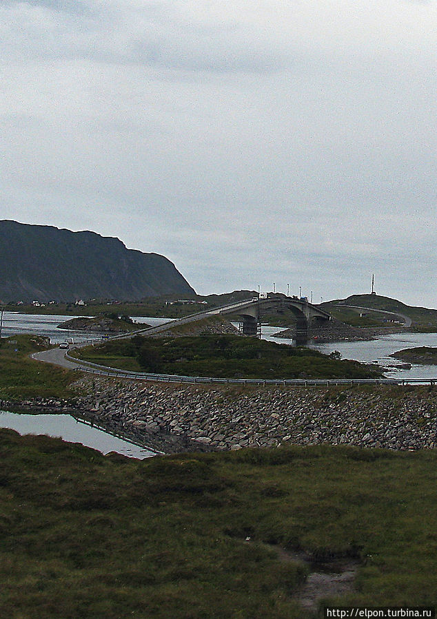 Лофотены — это мосты и тоннели, связывающие в единую нить цепочку островов Острова Лофотен, Норвегия