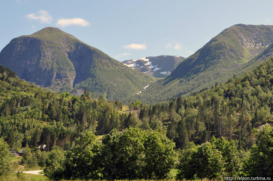 Фьорд длиною в полстраны Согнефьорд, Норвегия