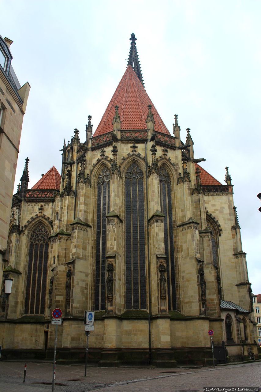 Церковь Св. Ламберта, восточный фасад Мюнстер, Германия