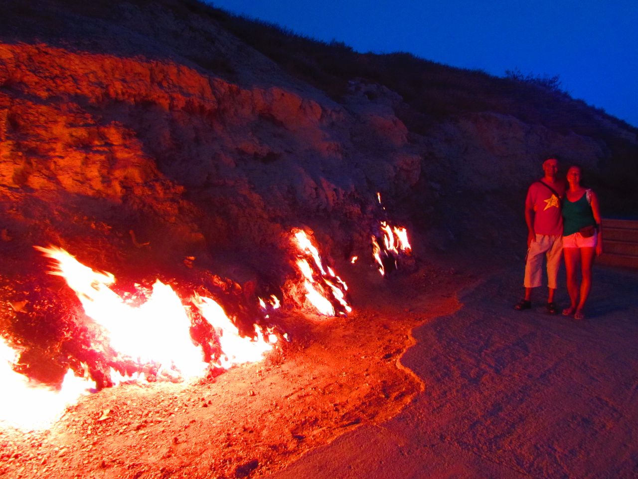 А у Вас горела земля под ногами? ЯнарДаг — гиена огненная Дигах (Мехеммеди), Азербайджан