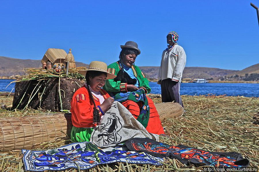 Индейский народ Урос (Уру) и их тростниковые острова Урос плавающие острова, Перу