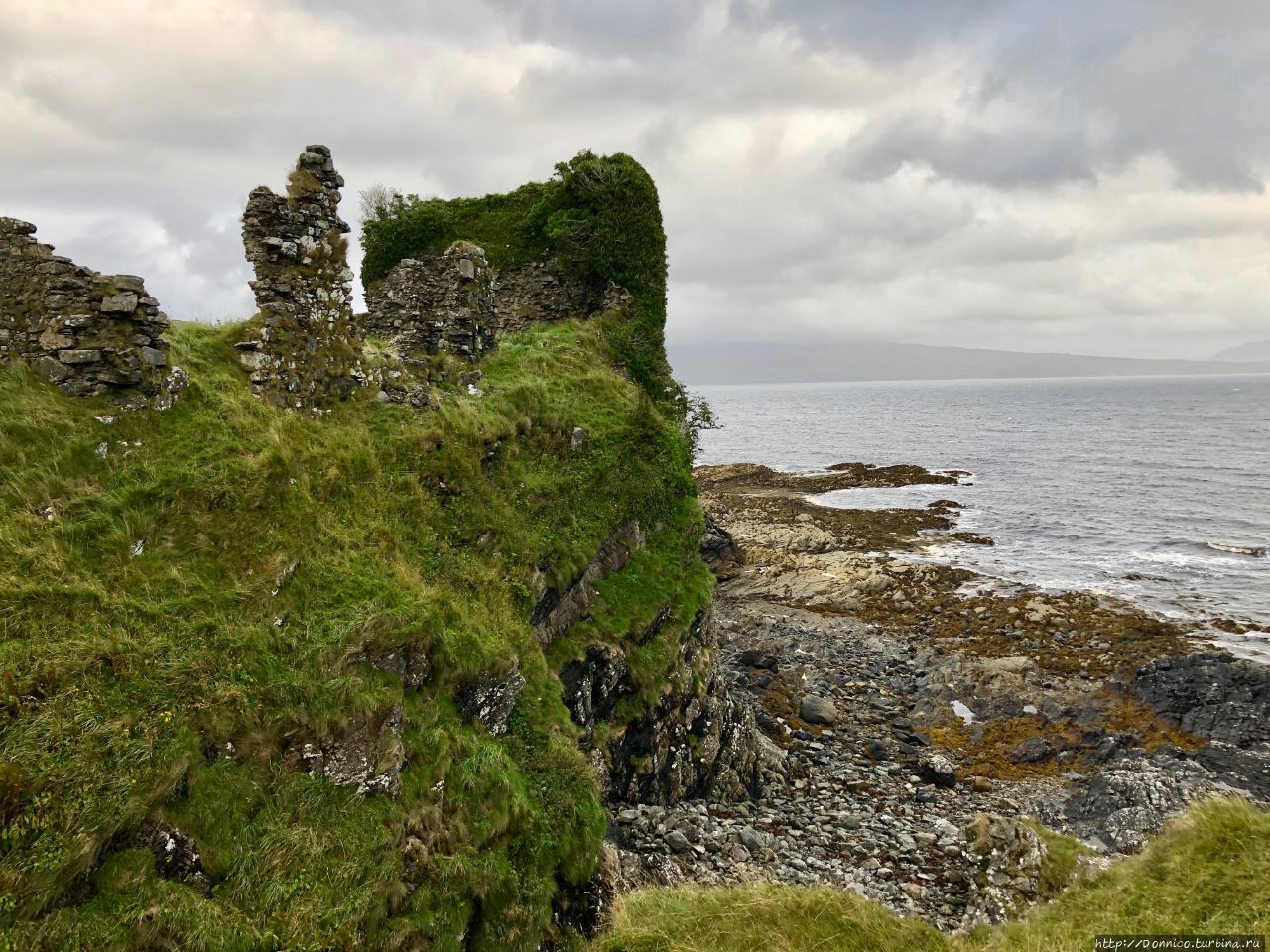 Toravaig castle ruins, Skye Остров Скай, Великобритания