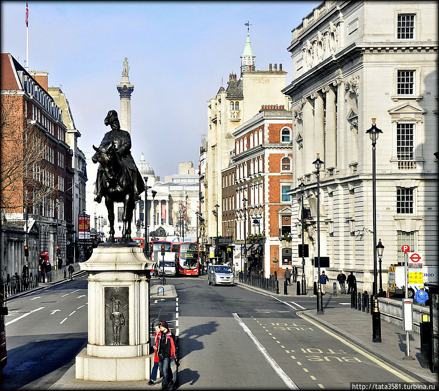 Трафальгарская площадь —  главная площадь Лондона Лондон, Великобритания
