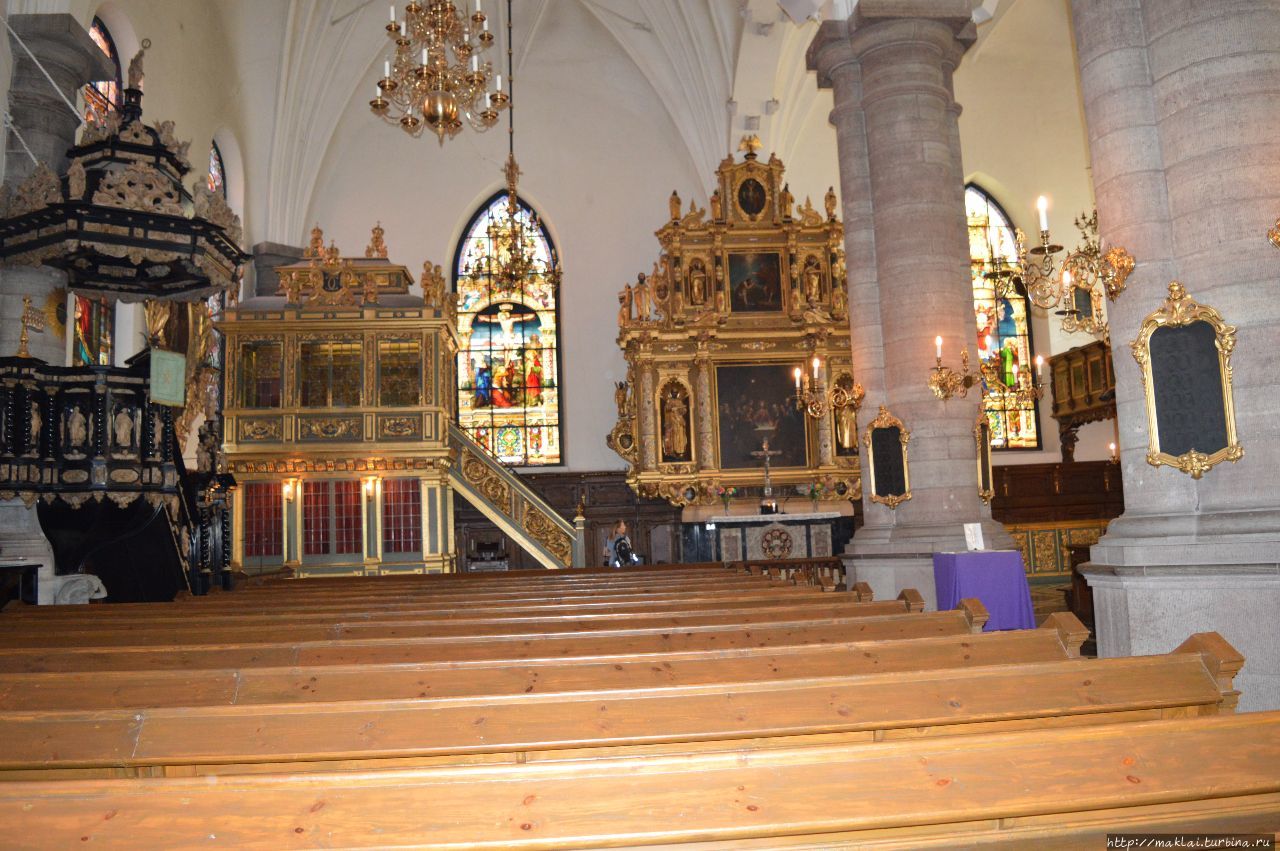 В Германской церкви Стокгольм, Швеция