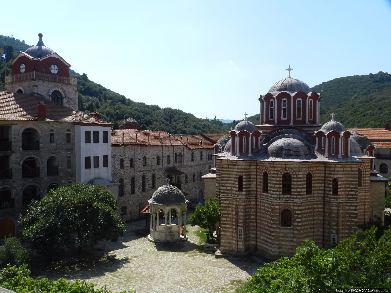 Монастырь Эсфигмен Монастырь Эсфигмен (Афон), Греция