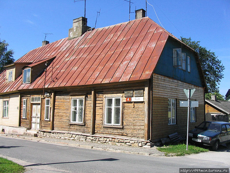 В этом доме в 1715 году останавливался Петр Первый Хаапсалу, Эстония