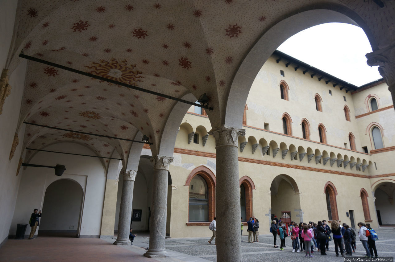 Замок Сфорца Милан, Италия Замок Сфорца Милан, Италия