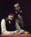 Автопортрет с братом.1840. Фра́нц Кса́вер Винтерха́льтер (нем. Franz Xaver Winterhalter; 1805—1873) . Foto Internet