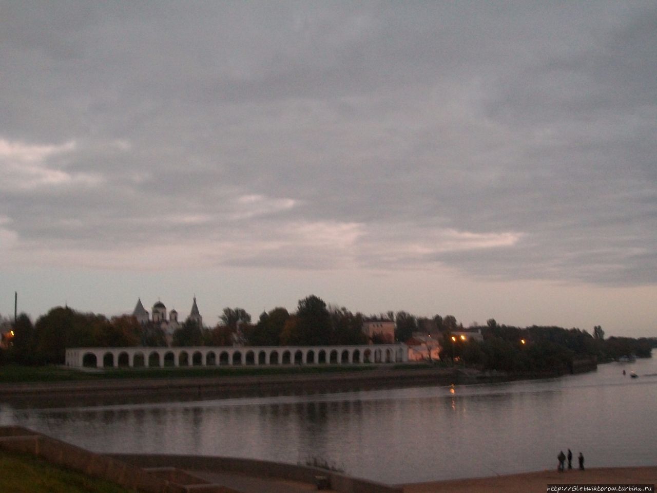Прогулка по вечернему Новгороду Великий Новгород, Россия