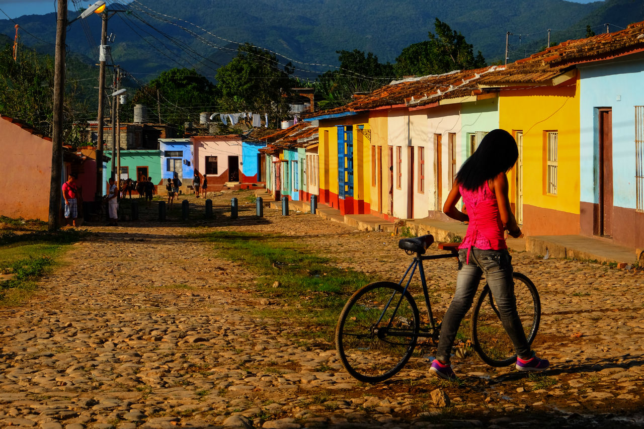 Куба. День 4-й. Велосипедная прогулка по берегу океана Тринидад, Куба