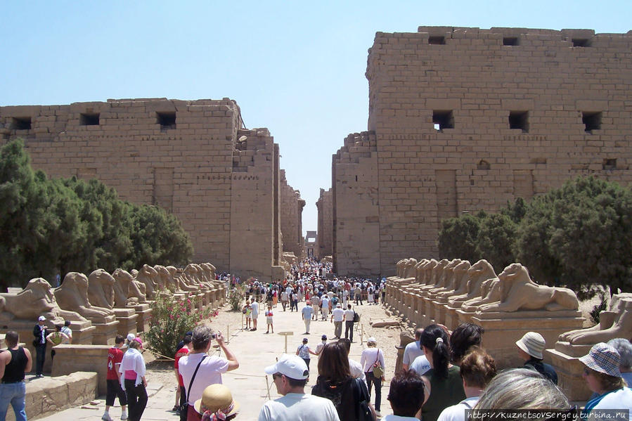 Карнакский Храм — Аллея Сфинксов Луксор, Египет