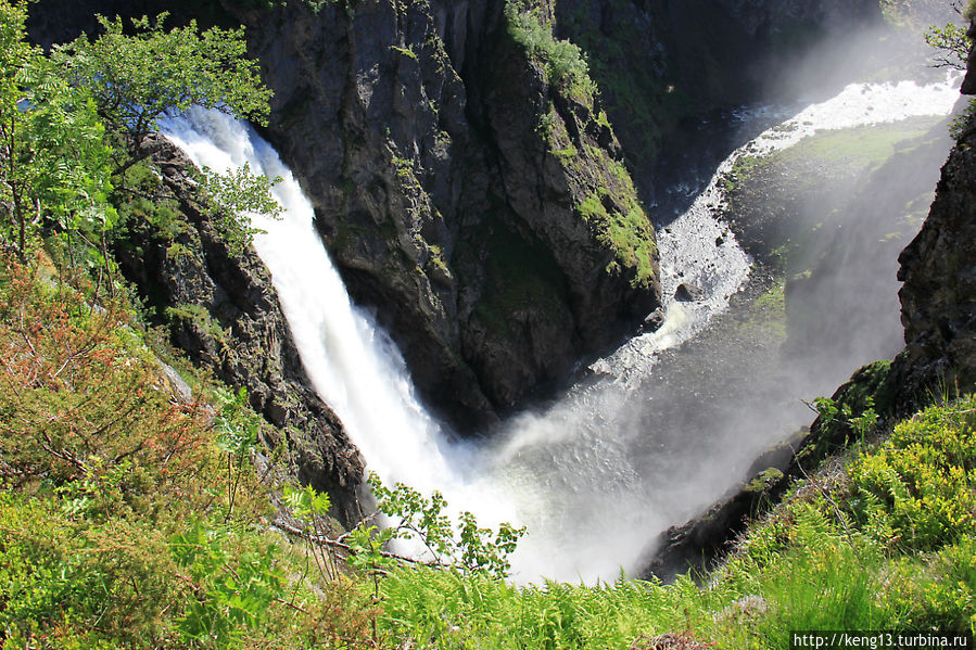 Водопад Вёрингфоссен Вёрингсфоссен, Норвегия