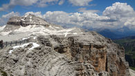 Passo Sella — вид с панорамной площадки