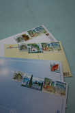 Эти открытки отправились в Москву и теперь у адресатов