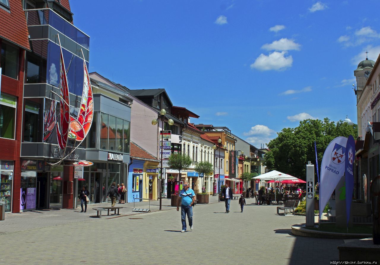 Площадь Святого Эгидия Попрад, Словакия