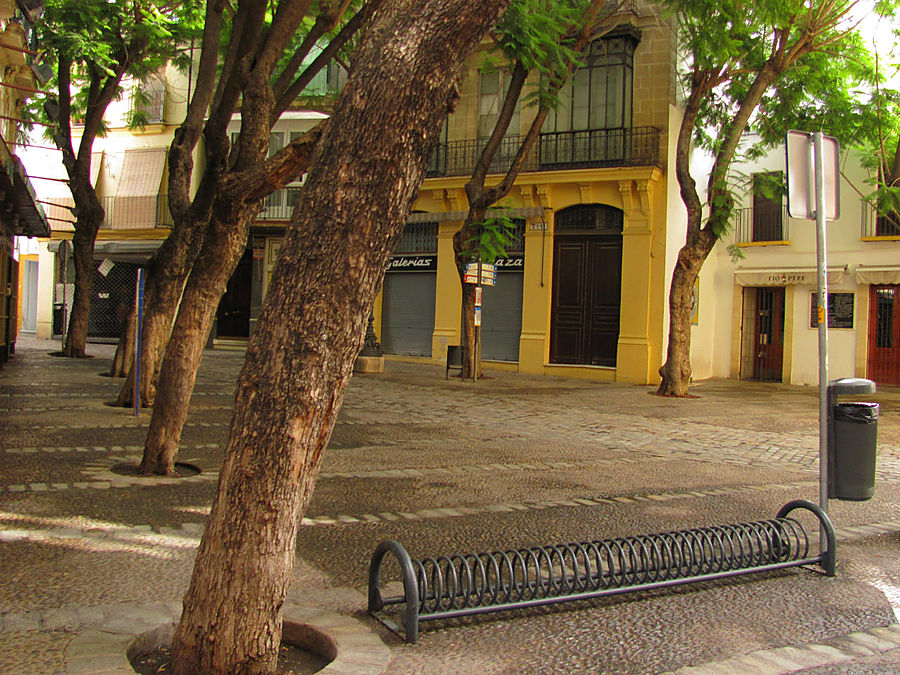 Эти тенистые улицах старого города преображаются с наступлением вечера. Народ гудит в многочисленных тавернах, кафе и кабаках, играют уличные музыканты. Херес-де-ла-Фронтера, Испания