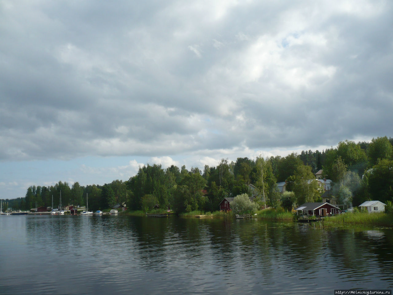 Небольшая прогулка по поселку гребцов Сулкава, Финляндия