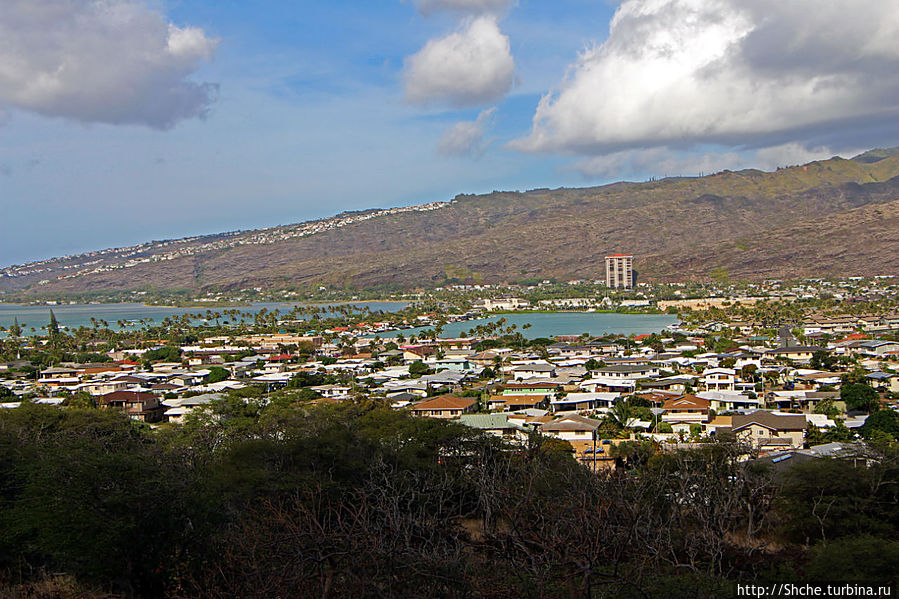 а это панорама города Гавайи-Кай (Hawaii Kay), такой себе курорт южнее Гонолулу Хавайи-Кай, CША