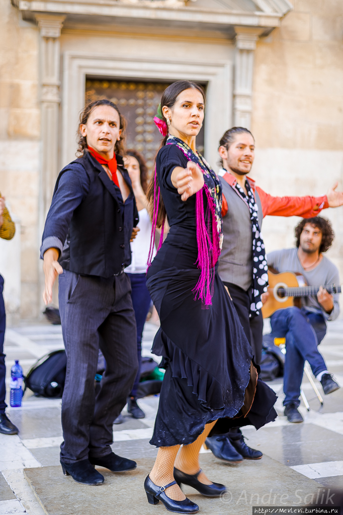 Уличное фламенко Гранада, Испания