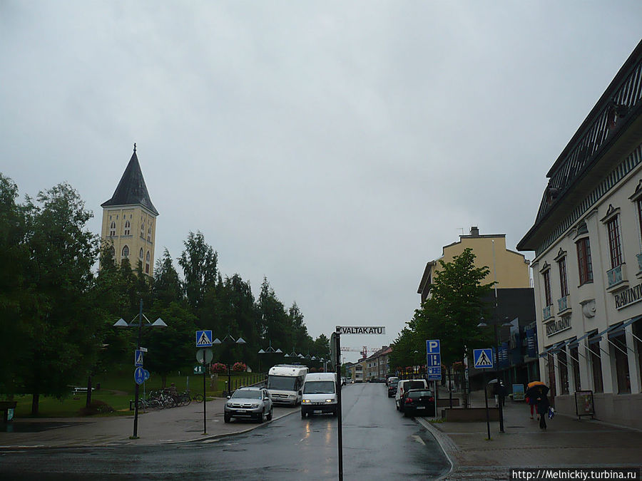 Прогулка по Лаппеенранте в дождливый день Лаппеенранта, Финляндия