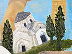 Храм Святого Андронника,  репродукция с картины