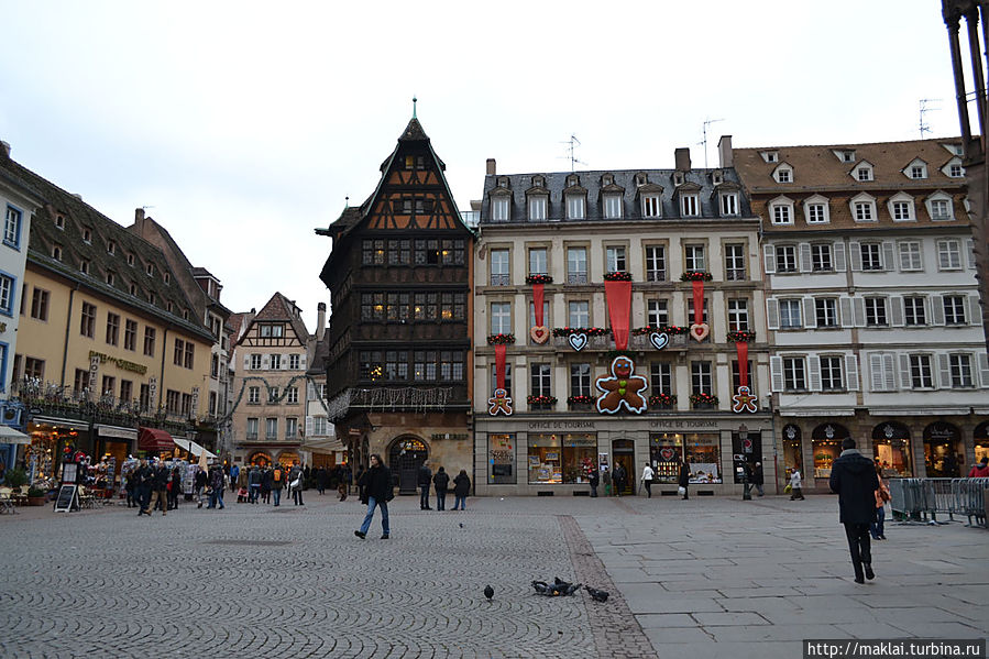 Страсбург. Соборная площадь. Как за час можно прожить жизнь Страсбург, Франция