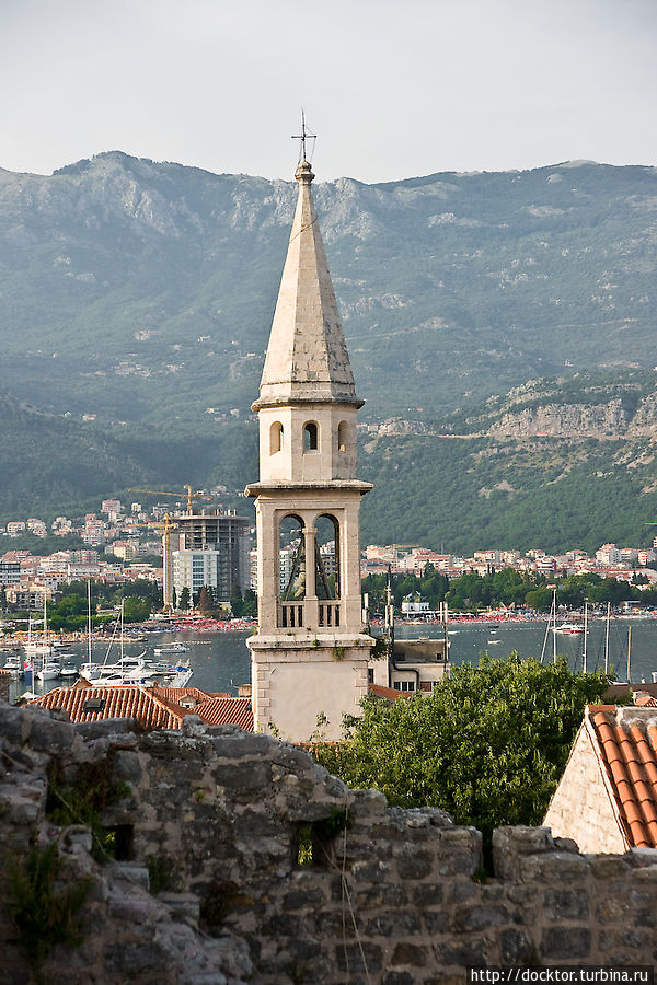 Вид из крепости Будва, Черногория