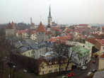 Вид на исторический центр Таллина.